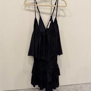 Mustard Seed Midnight Black Romper Dress
